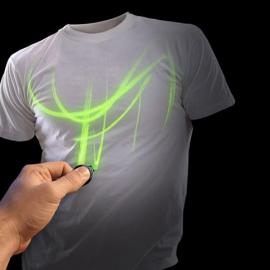 光涂鸦T恤