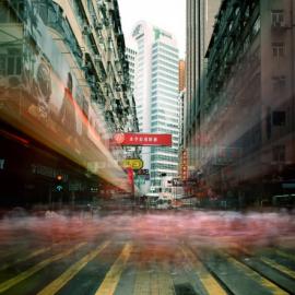 忙碌的香港城