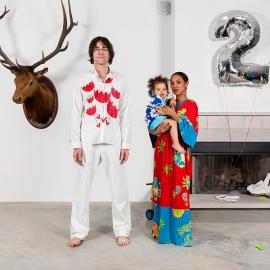 混血家族的全家福