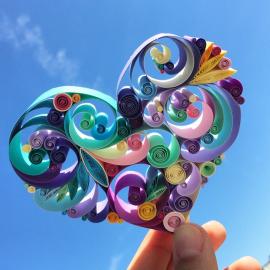 辞去工作，只为能专心做卷纸艺术