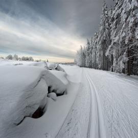 令人窒息的雪景之美