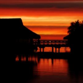 迷惑心灵的夕阳