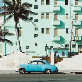 自由古巴：老爷车的风景线