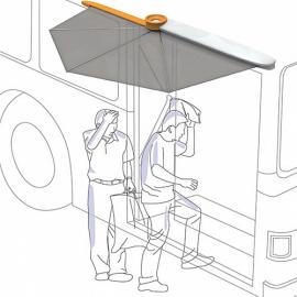 公共汽车遮雨篷