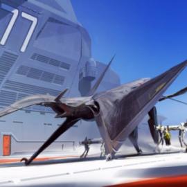 科幻感十足的仿生概念飞机