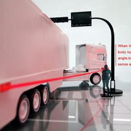 重型卡车安全指示线