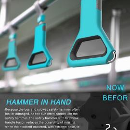 安全锤拉环设计