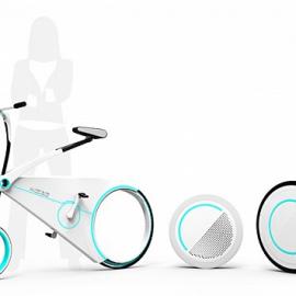 未来城市概念自行车