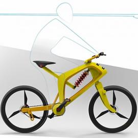 创意发电自行车