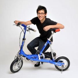 VeloMini：小巧轻便的电动折叠自行车