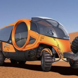 巨大的甲壳虫越野车