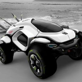 有独特样子的赛车