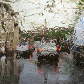 你的照片与油画之间只隔了一层车窗玻璃