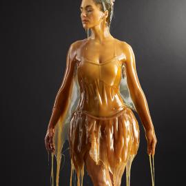 腻不死你！那些被蜜封的人体