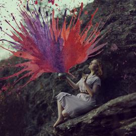 水彩与摄影交融下的潘多拉魔盒