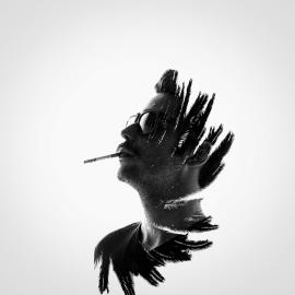 双重曝光的别样人像