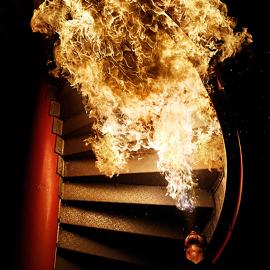 色盲玩火者眼中的火焰之舞