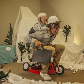 当纸箱遭遇了一家逗比