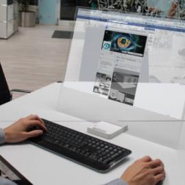 向全息投影进发的透明屏幕