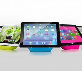 可卷曲的平板电脑支架