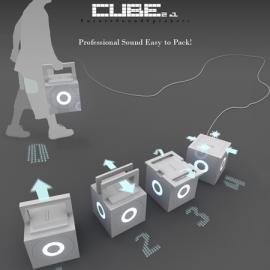 Joao Carneiro的立方体2.1无线扬声器