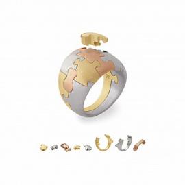 Round Puzzle Ring拼图戒指