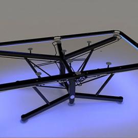 超酷透明台球桌