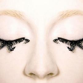 剪纸睫毛