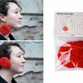 冬季耳环