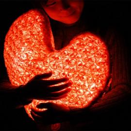 浪漫心形玫瑰灯