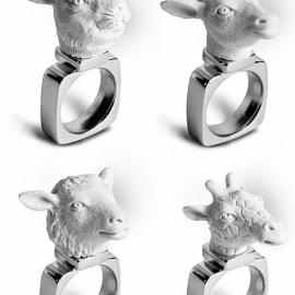 Haoshi X动物系列戒指