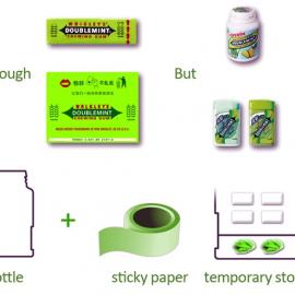 你的口香糖怎么丢的？