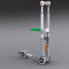 能当拐杖的膝滑板车