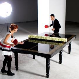 用餐娱乐两用兵乓球桌