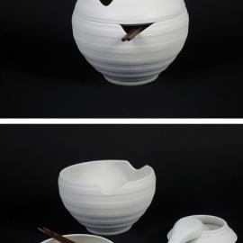 源自越南花灯的套碗设计