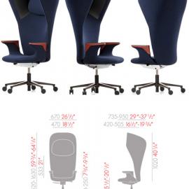 New 'hoodie' style task chair