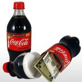 可乐瓶“保险箱”