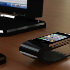 站立的苹果底座