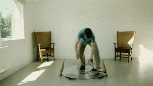 超简单的三足鼎立桌