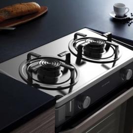 方便清洗的倾斜灶台