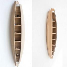 梭型翻转门置物架