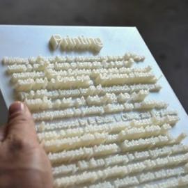 3D打印字体