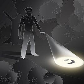 Navi-torch手电筒导航仪