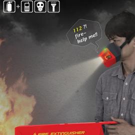 概念灭火器套装Fire Emergency Equipment