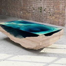 the abyss table海底地形图桌