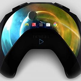 弯曲的Google NEXUS游戏机设计
