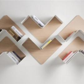 可自由组合的L形书架