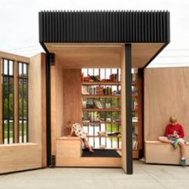 折叠式小型图书馆