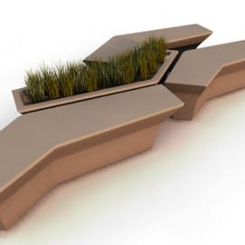 自由搭配的connectivity island 长凳