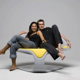 双人座悬臂椅设计